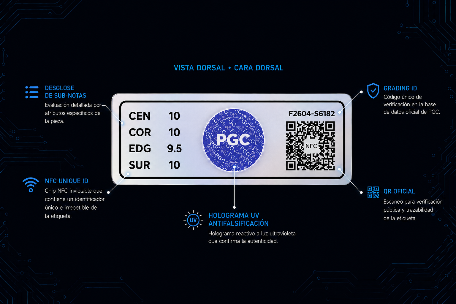 Infografía Dorso Etiqueta PGC